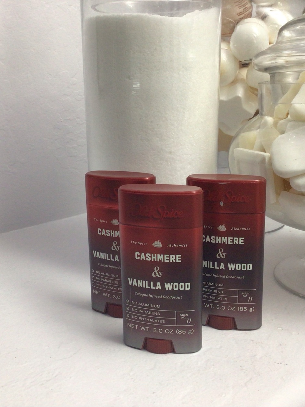 3 Old Spice Cashmere & Vanilla Wood Deodorant New